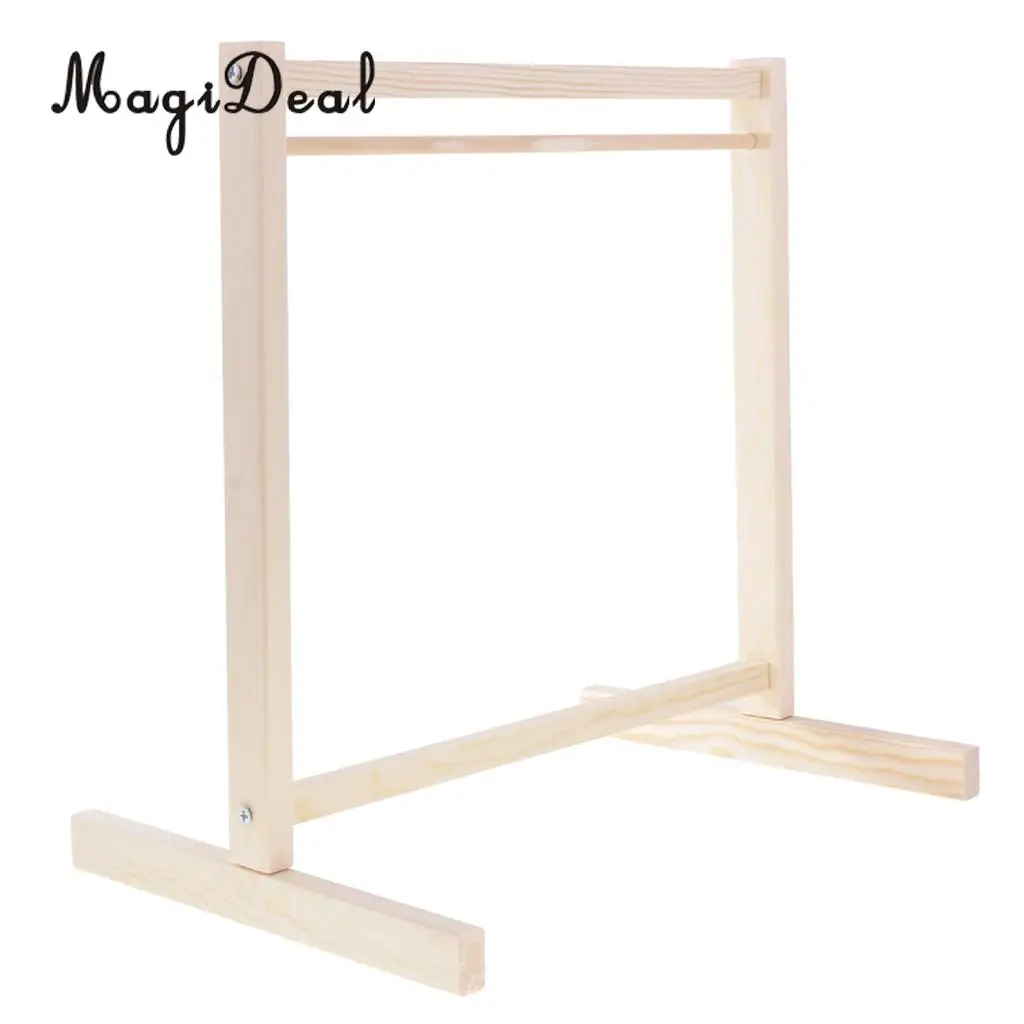 MagiDeal 1Set 1/6 Scale BJD Wooden Garment Rack Clothes Organizer for Dollfie Doll Dollhouse Furniture Accessories Decor 30x30cm