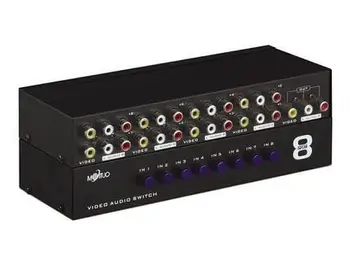 8 PORT AV SWITCH Video Audio Switch 8-in-1-out Sharing Manual Switcher box MT-831AV
8 PORT AV SWITCH Video Audio Switch 8-in-1-out Sharing Manual Switcher box MT-831AV