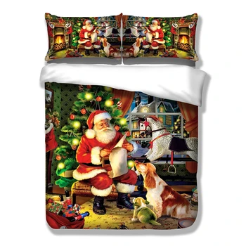 Wongsbedding Christmas Duvet Cover Set HD Print Xmas Gift Santa Claus Bedding Set Twin Full Queen King Size 3PCS Bedding
Wongsbedding Christmas Duvet Cover Set HD Print Xmas Gift Santa Claus Bedding Set Twin Full Queen King Size 3PCS Bedding