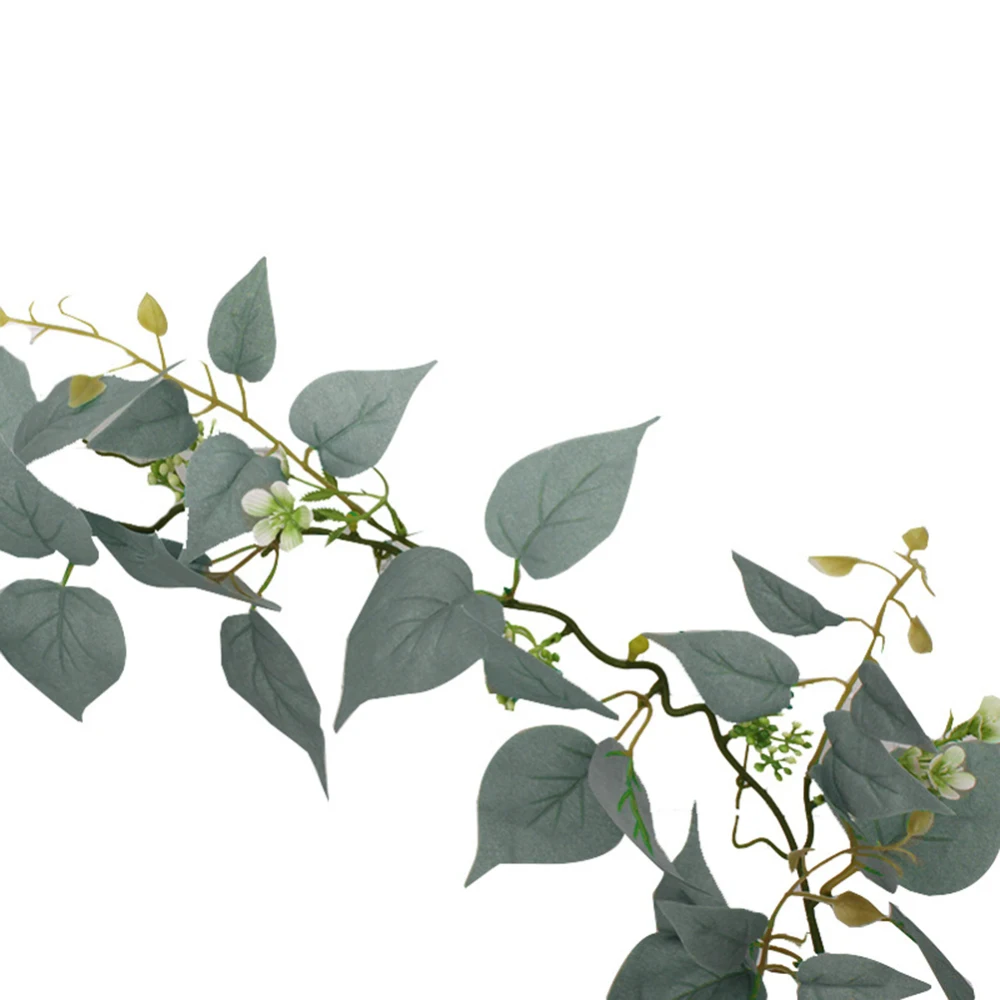 1.8m Artificial Green Plant Vines Garland Simulation Handmade Cloth Rattan Garland Fake Leaves Home Wall Hanging Decoration
1.8m Artificial Green Plant Vines Garland Simulation Handmade Cloth Rattan Garland Fake Leaves Home Wall Hanging Decoration