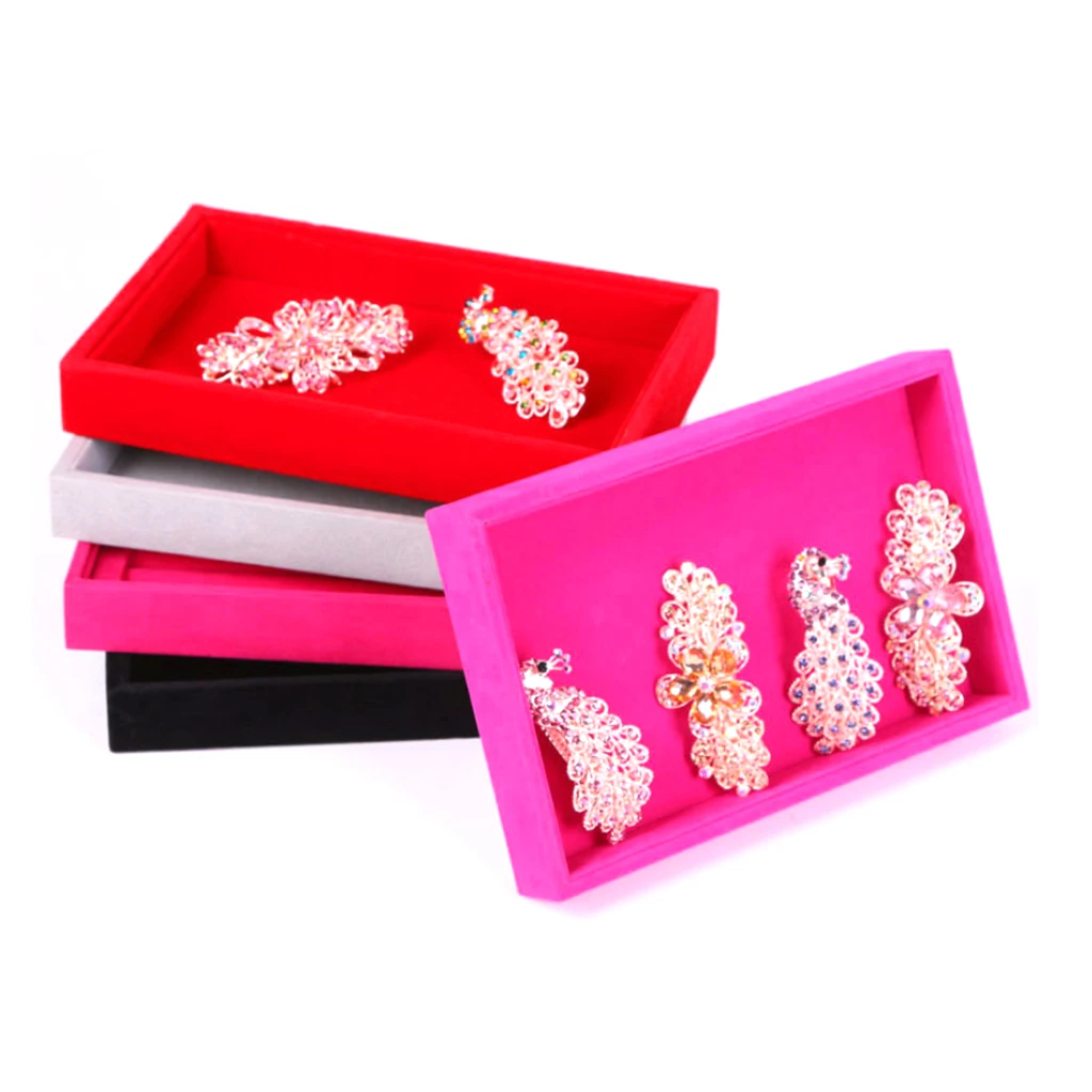 Velvet Jewelry Display Tray Necklace Bracelet Earring Organizer boxes Women Jewelry Display Box Case for Jewelry Store Home Use
Velvet Jewelry Display Tray Necklace Bracelet Earring Organizer boxes Women Jewelry Display Box Case for Jewelry Store Home Use