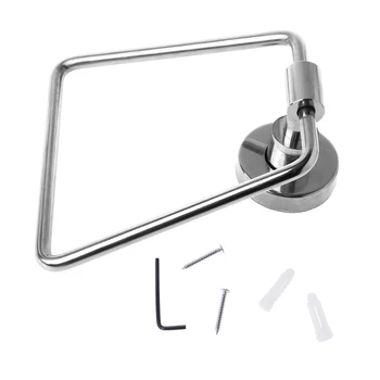 1PC Stainless Steel Wall Mounted Towel Ring Square Bathroom Fixtures Accessories Holder Hanger
1PC Stainless Steel Wall Mounted Towel Ring Square Bathroom Fixtures Accessories Holder Hanger