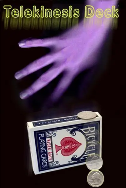 Telekinesis Deck Magic Tricks Professional Psychokinesis Card Magica Close Up Illusion Props Gimmick Comedy Mentalism
Telekinesis Deck Magic Tricks Professional Psychokinesis Card Magica Close Up Illusion Props Gimmick Comedy Mentalism