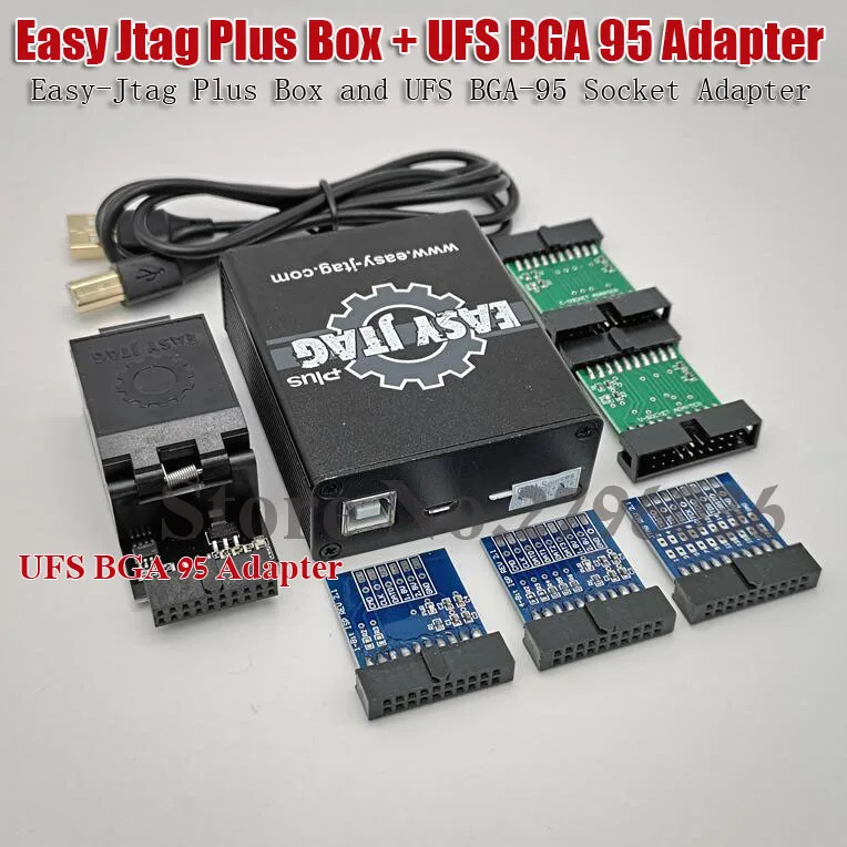 latest version Easy Jtag Plus Box Easy-Jtag Plus Box + UFS BGA 95 Socket Adapter
latest version Easy Jtag Plus Box Easy-Jtag Plus Box + UFS BGA 95 Socket Adapter