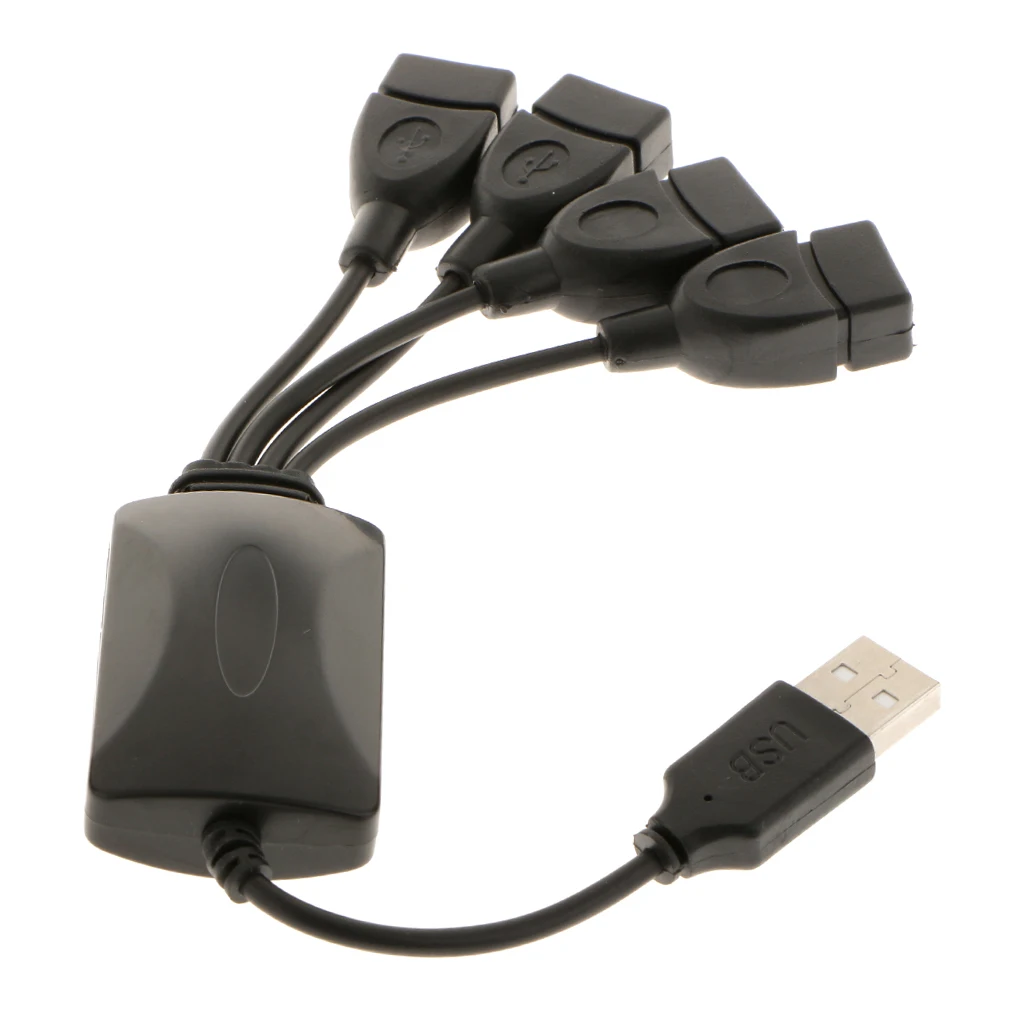 High-Speed Octopunch 4 Port USB 2.0 HUB Laptop PC Splitter Adapter Cable for Windows XP/2000/98 Computer
High-Speed Octopunch 4 Port USB 2.0 HUB Laptop PC Splitter Adapter Cable for Windows XP/2000/98 Computer