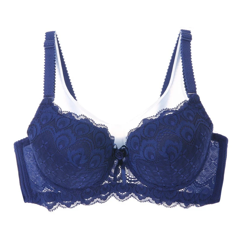 Ladies Lace Push Up Lace Embroidered Bow Solid Color 3/4 Cup Bra Women Underwear Underwire Brassiere For Women
Ladies Lace Push Up Lace Embroidered Bow Solid Color 3/4 Cup Bra Women Underwear Underwire Brassiere For Women