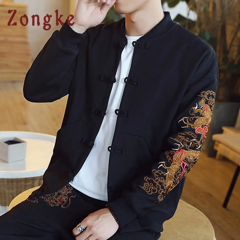 Zongke Chinese Style Dragon Embroidery Bomber Jacket Men Streetwear Clothes Hip Hop Men Jacket Coat Mens Jackets And Coats 2019
Zongke Chinese Style Dragon Embroidery Bomber Jacket Men Streetwear Clothes Hip Hop Men Jacket Coat Mens Jackets And Coats 2019
