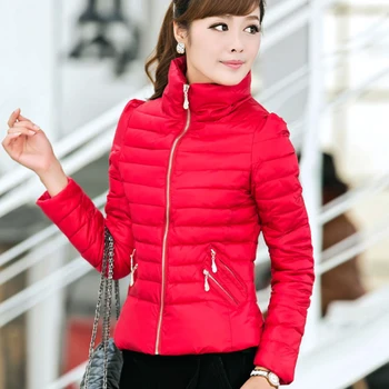 New Arrival Short Casual Women Warm Cotton Coats Fashion Black/Red Collar Female Cotton Padded Female Winter Outwear Clothing
New Arrival Short Casual Women Warm Cotton Coats Fashion Black/Red Collar Female Cotton Padded Female Winter Outwear Clothing