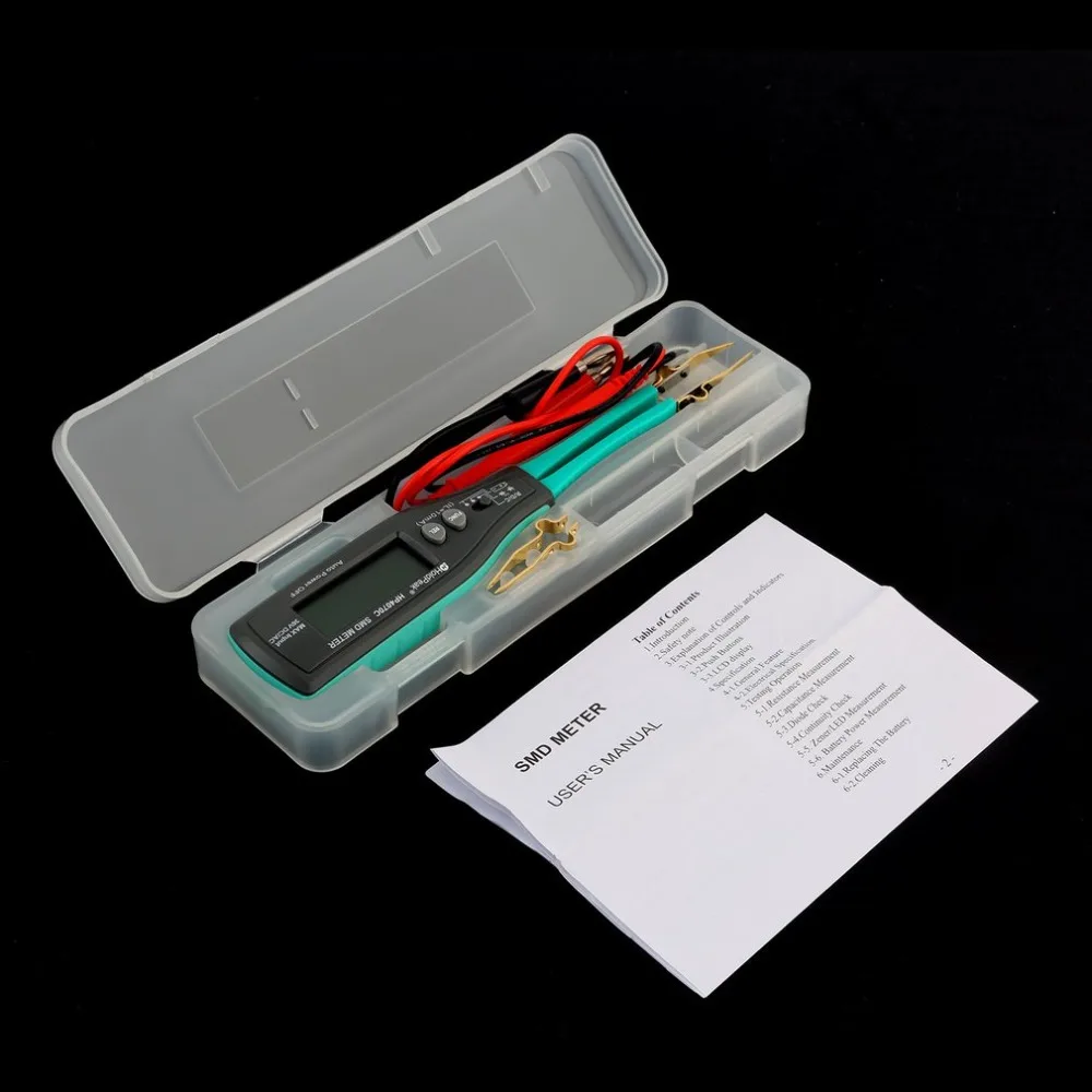 HP4070C Tweezer Handheld Electrical Smart SMD Tester Auto Range Meter Resistor Capacitor Diode Battery Tester
HP4070C Tweezer Handheld Electrical Smart SMD Tester Auto Range Meter Resistor Capacitor Diode Battery Tester