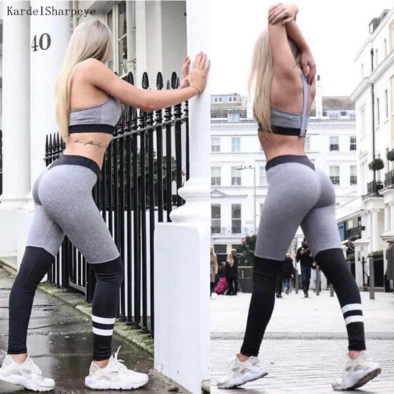 KardelSharpeye 2019 Sexy Gray Stitching Woman Fitness Leggings Slim Trousers Pants Patchwork Splice Elastic Yoga Leggings
KardelSharpeye 2019 Sexy Gray Stitching Woman Fitness Leggings Slim Trousers Pants Patchwork Splice Elastic Yoga Leggings