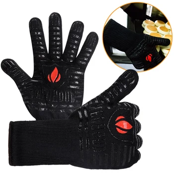 Refractory Gloves Barbecue Gloves 500 Centigrade Heat Resistance BBQ Oven Cooking Microwave Oven Kitchen Anti-scalding Insulated
Refractory Gloves Barbecue Gloves 500 Centigrade Heat Resistance BBQ Oven Cooking Microwave Oven Kitchen Anti-scalding Insulated