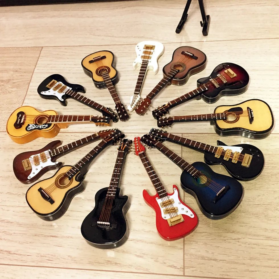 Personalized Mini Guitar Miniature Model Electric Guitar Model Customized Wooden Mini Ukulele Bass Musical Instrument Ornaments
Personalized Mini Guitar Miniature Model Electric Guitar Model Customized Wooden Mini Ukulele Bass Musical Instrument Ornaments