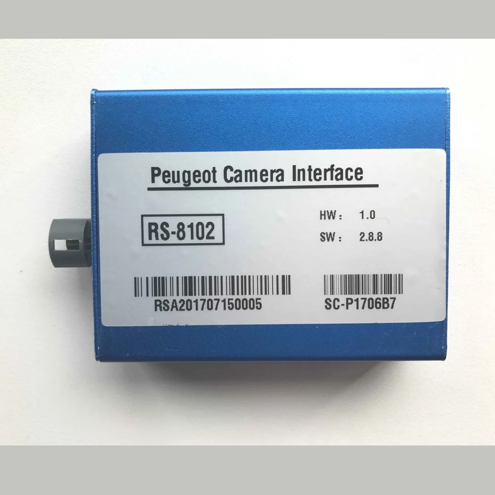 Автомобильный Умный интерфейс для камеры заднего вида Peugeot 5008 2016 RT6 с