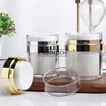 3pcs 15G 30G 50G Cosmetic Jar,Empty Acrylic Cream Cans,Vacuum Bottle,Press Style Cream Jar,Airless Cosmetic Container
3pcs 15G 30G 50G Cosmetic Jar,Empty Acrylic Cream Cans,Vacuum Bottle,Press Style Cream Jar,Airless Cosmetic Container