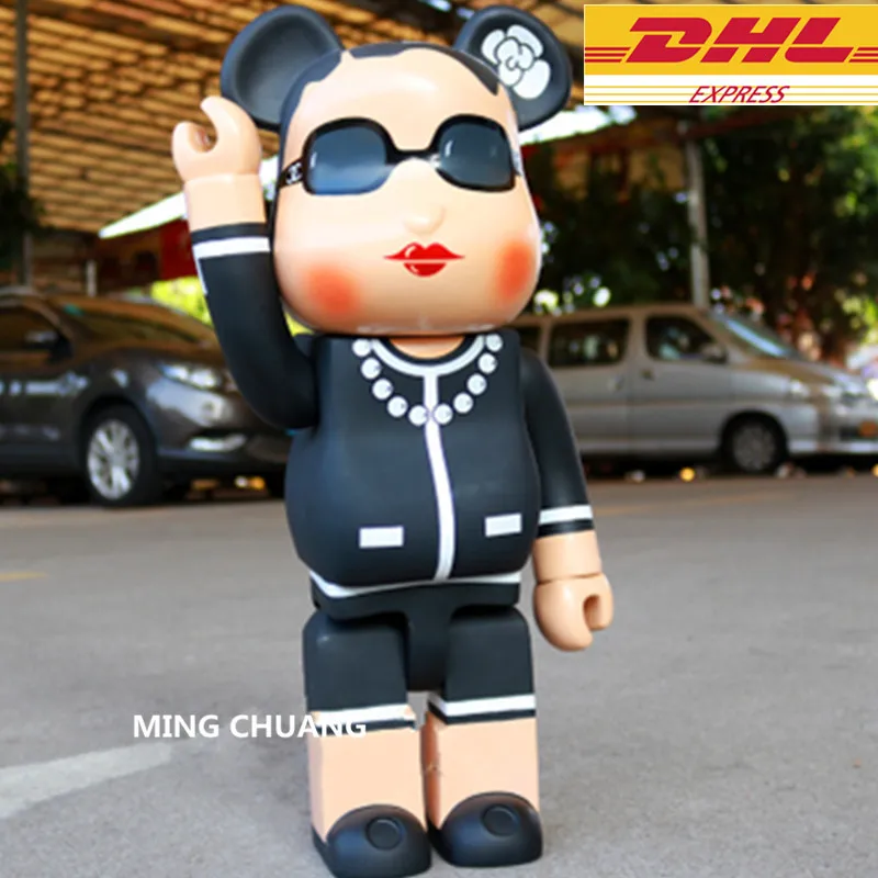 

27" Bearbrick Gloomy 1000% Be@rbrick Cos BB Aristocratic Miss Basic Vinyl Action Figure Collectible Model Toy 70CM D382