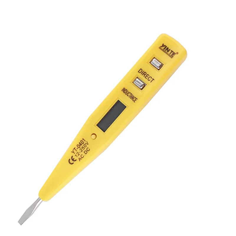 AC/DC 12-220V Digital Voltage Tester Pocket Regulator Screwdriver Pen Diagnostic-tool Electrical Detector Comprobador de Luz
AC/DC 12-220V Digital Voltage Tester Pocket Regulator Screwdriver Pen Diagnostic-tool Electrical Detector Comprobador de Luz