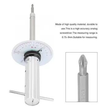 Screwdriver Bit Tools Set Screw Driver Adjustable Analog Driver Measuring Screwdriver Tool Range 0.75-9NM Parafusadeira
Screwdriver Bit Tools Set Screw Driver Adjustable Analog Driver Measuring Screwdriver Tool Range 0.75-9NM Parafusadeira