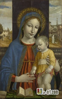 Canvas Prints (The Virgin and Child ) by Ambrogio Bergognone dorm oil painting printed on canvas Religion-021
Canvas Prints (The Virgin and Child ) by Ambrogio Bergognone dorm oil painting printed on canvas Religion-021