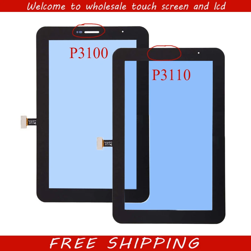 

New 7'' inch Touchscreen for Samsung Galaxy Tab 2 7.0 P3100 P3110 P3113 Tablet Touch screen Digitizer panel Glass