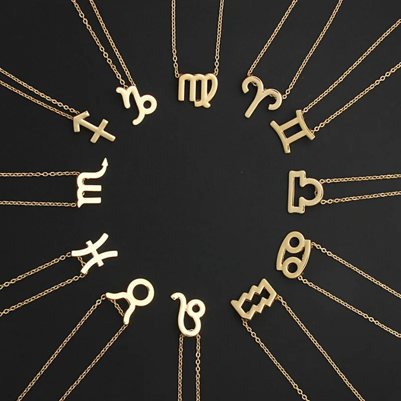 Personalized Twelve Constellations Necklaces Women Choker Pendant Necklace Horoscope Zodiac virgo Aries Capricorn Libra Jewelry
Personalized Twelve Constellations Necklaces Women Choker Pendant Necklace Horoscope Zodiac virgo Aries Capricorn Libra Jewelry