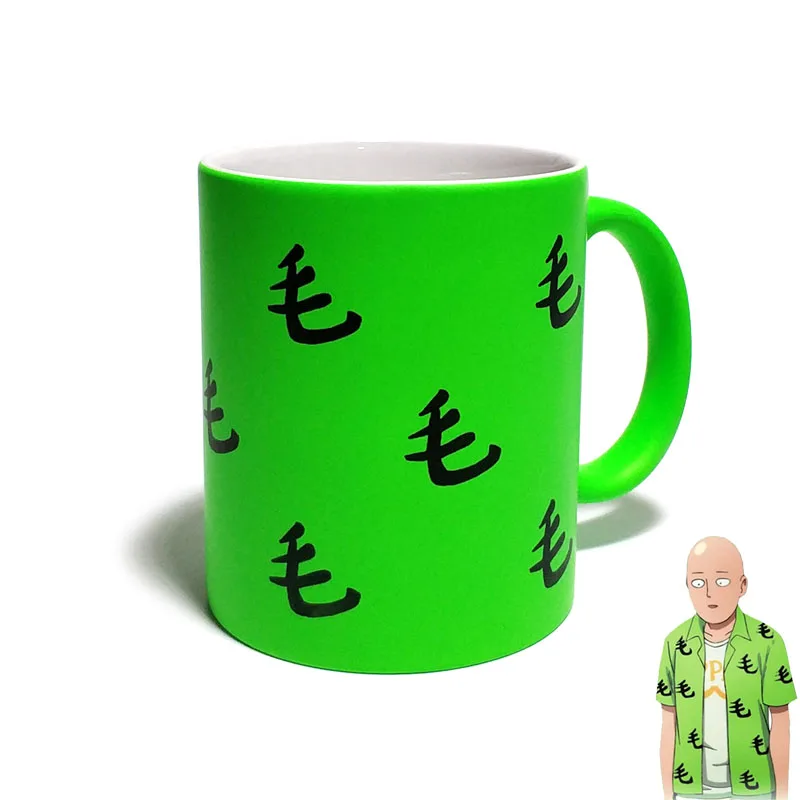 One Punch-Man Saitama T-shirt Printing Ceramic Mug Green Body White Inside 11oz
One Punch-Man Saitama T-shirt Printing Ceramic Mug Green Body White Inside 11oz
