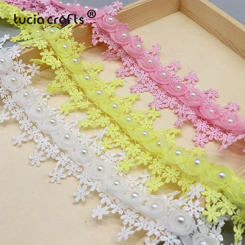 SALE! 1yard 6cm Flower Beaded Lace Fabric Organza Trim Ribbon Fabric DIY Sewing Skirt Materials Wedding Decorations N0801
SALE! 1yard 6cm Flower Beaded Lace Fabric Organza Trim Ribbon Fabric DIY Sewing Skirt Materials Wedding Decorations N0801