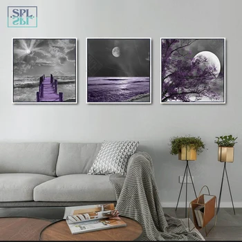 Purple Wooden Bridge Landscape Moon Decoration Painting Canvas Painting Art Print Poster Picture Wall Paintings Home Decor
Purple Wooden Bridge Landscape Moon Decoration Painting Canvas Painting Art Print Poster Picture Wall Paintings Home Decor