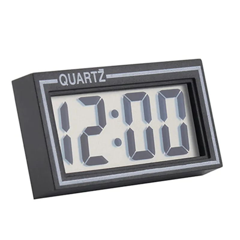 

Universal Digital LCD Screen Table Auto Car Dashboard Desk Date Time Calendar Small Clock Small Size