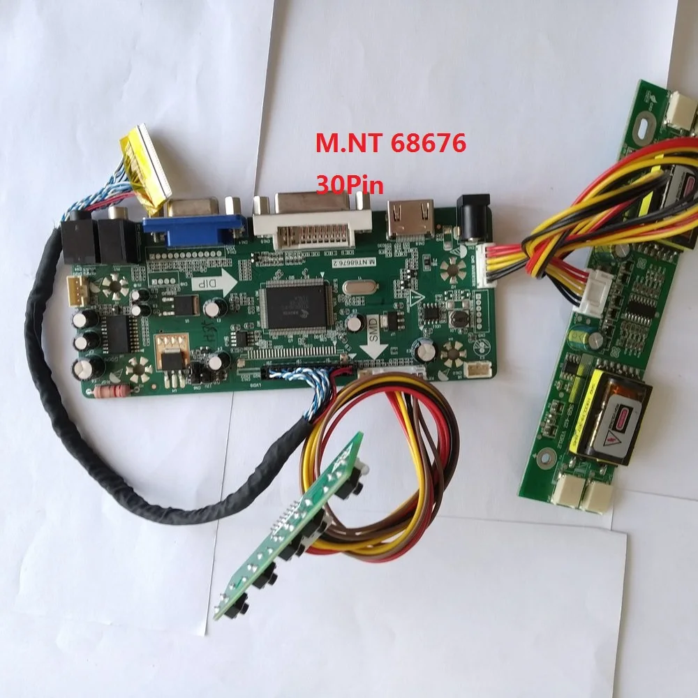 kit for M201EW02 V8 20.1" Controller board Monitor Screen LVDS 4 lamps 1680X1050 DIY M.NT68676 Driver HDMI 30pin DVI VGA
kit for M201EW02 V8 20.1" Controller board Monitor Screen LVDS 4 lamps 1680X1050 DIY M.NT68676 Driver HDMI 30pin DVI VGA
