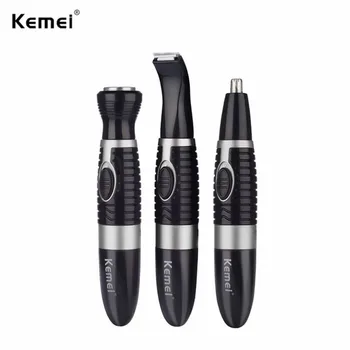 Kemei 3 In 1 Electric Ear Nose Neck Eyebrow Trimmer Implement Hair Removal Portable Shaver Clipper Shaving Razor for Man Woman
Kemei 3 In 1 Electric Ear Nose Neck Eyebrow Trimmer Implement Hair Removal Portable Shaver Clipper Shaving Razor for Man Woman