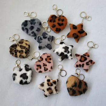 20 Pcs Leopard Print Plush Peach Heart Car KeyChain Pendant Modeled Rabbit Fur Five-Pointed Star Bear Keyring Bag Pendant
20 Pcs Leopard Print Plush Peach Heart Car KeyChain Pendant Modeled Rabbit Fur Five-Pointed Star Bear Keyring Bag Pendant