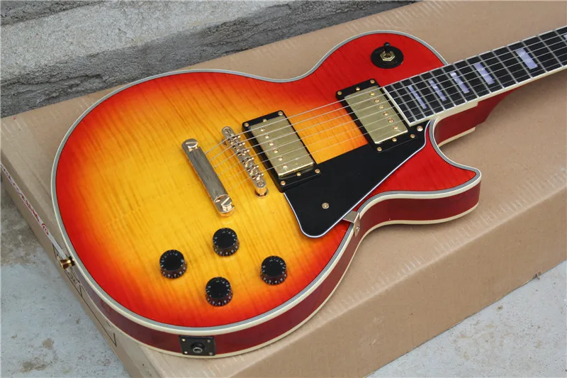 free shipping china factory custom electric guitar real photos high quality 10yue Reissue Sunburst
free shipping china factory custom electric guitar real photos high quality 10yue Reissue Sunburst