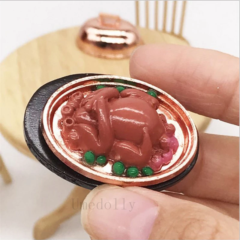 1pcs Dollhouse Miniature Simulation Christmas Turkey Tray Kitchen Restaurant Mini Doll Food Toy Accessories
1pcs Dollhouse Miniature Simulation Christmas Turkey Tray Kitchen Restaurant Mini Doll Food Toy Accessories