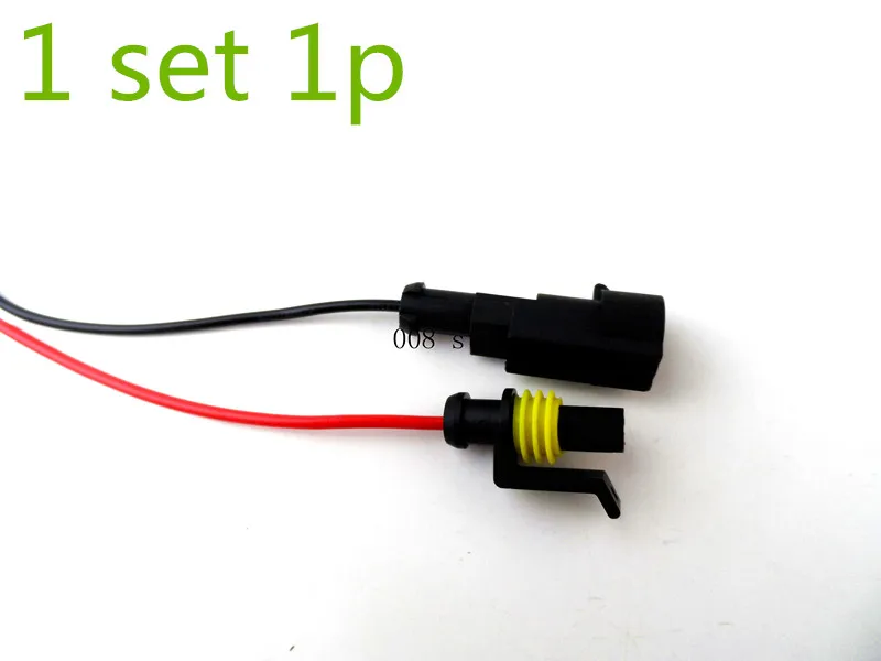 1set 1 Pin Auto Way Male & Female Waterproof Electrical Connector Plug with cable
1set 1 Pin Auto Way Male & Female Waterproof Electrical Connector Plug with cable
