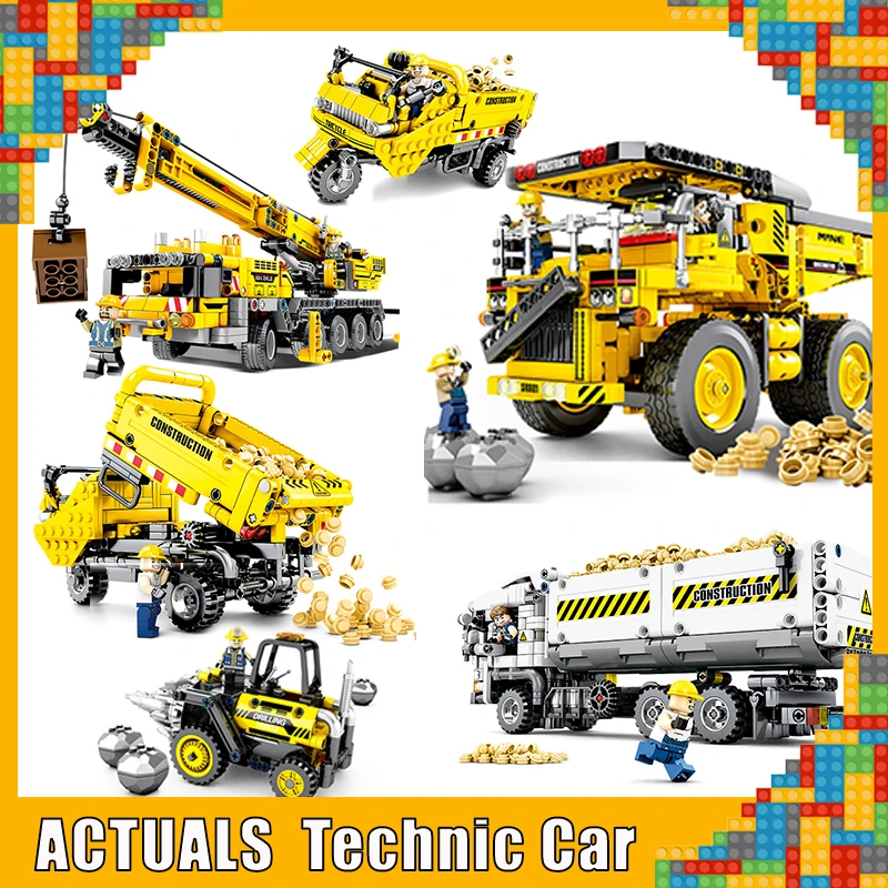 City Building Construction Engineering Crane Remote Control RC Car Truck Crawler Building Blocks Legoing City Technic RC Toys
City Building Construction Engineering Crane Remote Control RC Car Truck Crawler Building Blocks Legoing City Technic RC Toys