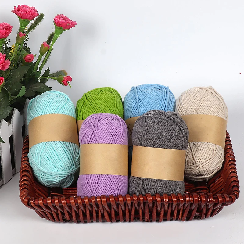 1Pc/50g Crochet DIY Yarn Milk Cotton Knitting Yarn Soft Warm Baby Yarn for Hand DIY Knitting Supplies
1Pc/50g Crochet DIY Yarn Milk Cotton Knitting Yarn Soft Warm Baby Yarn for Hand DIY Knitting Supplies