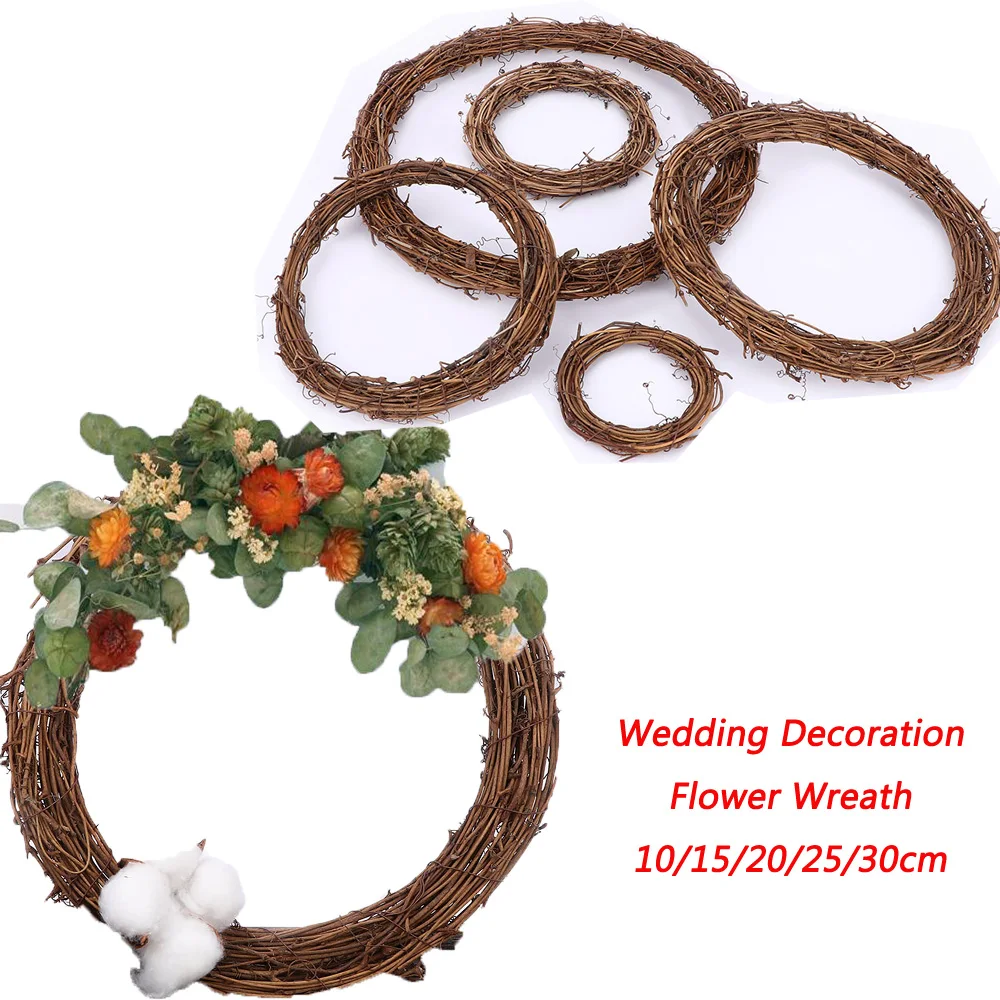 1pc Wedding Decoration 10-30cm Summer Party Wedding Wreaths Decoration Garland Material Rattan Wreath Party DIY
1pc Wedding Decoration 10-30cm Summer Party Wedding Wreaths Decoration Garland Material Rattan Wreath Party DIY