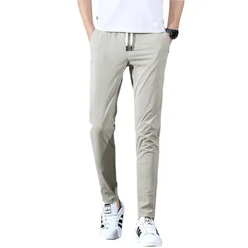 Mens Stretch Fashion Slim Fit Casual Pants Elastic Waist Trousers Black Grey Men Joggers Pants Solid Ankle Length Sweatpants
Mens Stretch Fashion Slim Fit Casual Pants Elastic Waist Trousers Black Grey Men Joggers Pants Solid Ankle Length Sweatpants