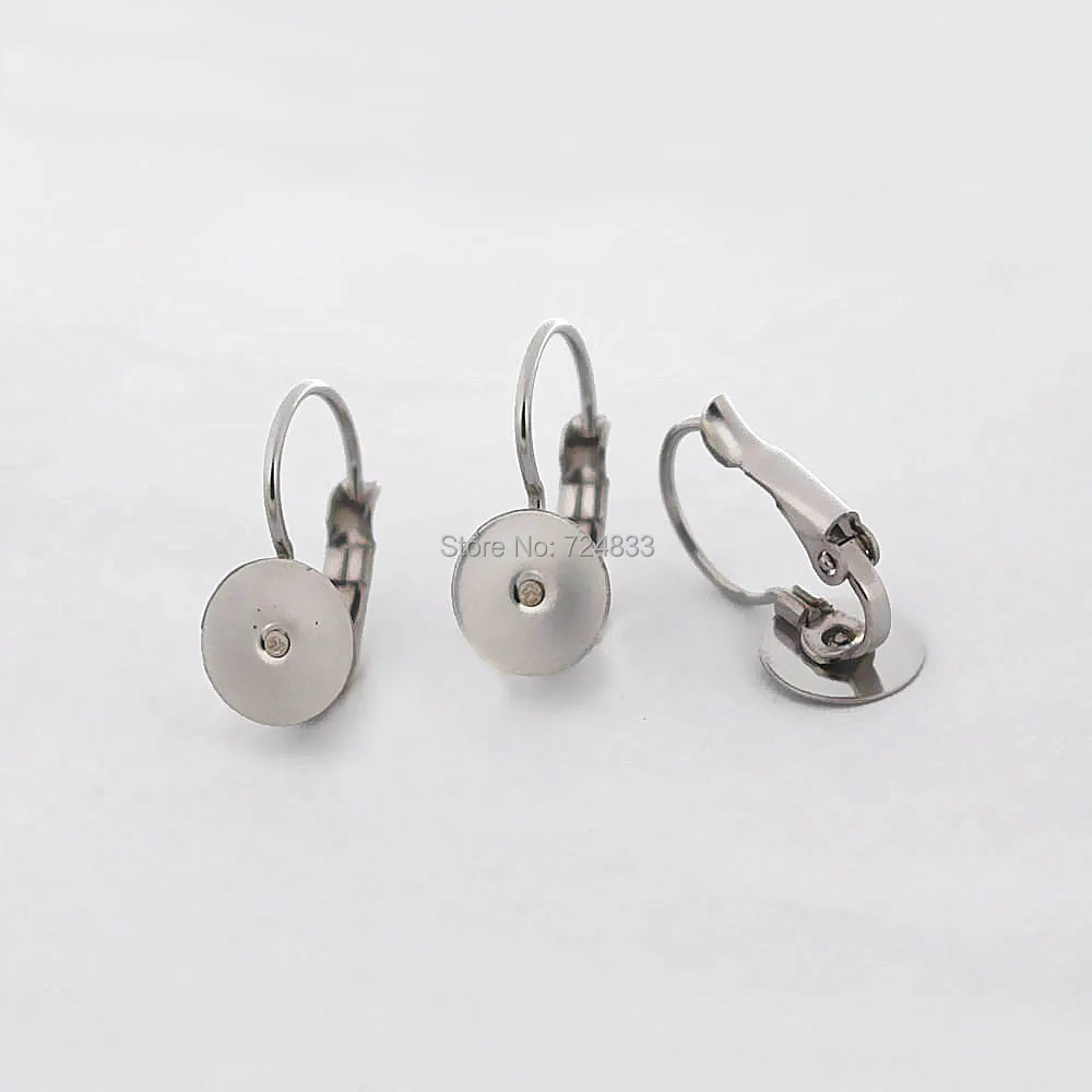 Blank Stainless Steel Clip Hook Earrings Bases Flat Circle Glue Pad Cameo Cabochon Wire Ear Clip Earrings Settings DIY Findings
Blank Stainless Steel Clip Hook Earrings Bases Flat Circle Glue Pad Cameo Cabochon Wire Ear Clip Earrings Settings DIY Findings