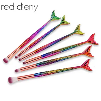 6pcs/set Mermaid Fish Tail Eyes Makeup Brush Cosmetic Tools Soft Nylon Hair Eyeshadow Eyebrow Eyeliner Lip Makeup Brushes Kit
6pcs/set Mermaid Fish Tail Eyes Makeup Brush Cosmetic Tools Soft Nylon Hair Eyeshadow Eyebrow Eyeliner Lip Makeup Brushes Kit