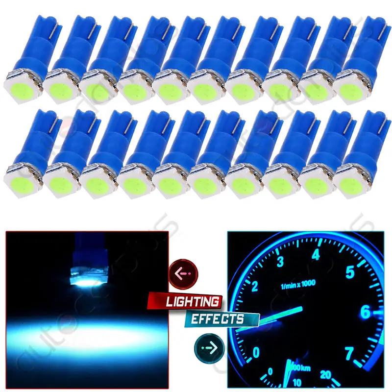 50pcs 24V 12V T5 1-smd 5050 Wedge 37 73 74 Dashboard Light Car Interior led signal Fog Lamps Instrument Panel Bulbs 7-Colorful
50pcs 24V 12V T5 1-smd 5050 Wedge 37 73 74 Dashboard Light Car Interior led signal Fog Lamps Instrument Panel Bulbs 7-Colorful