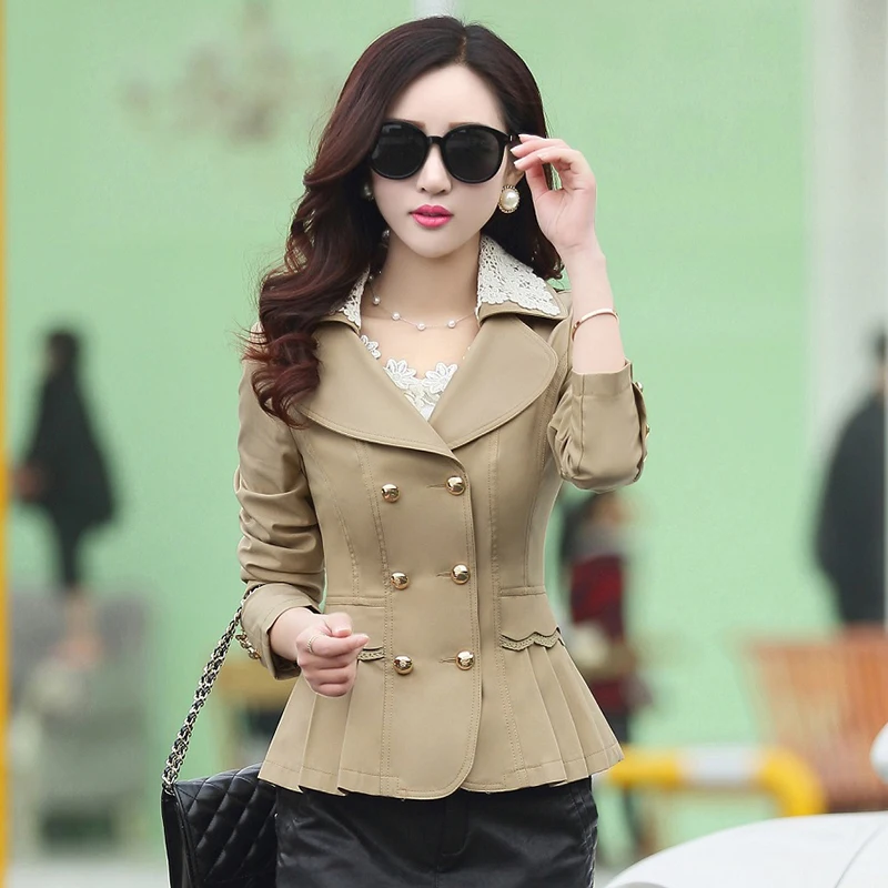 Women Suit Office Slim long-sleeve double-breasted Khaki Suits Blazer Suit Jacket Women New Fashion Casual Short Blazer
Women Suit Office Slim long-sleeve double-breasted Khaki Suits Blazer Suit Jacket Women New Fashion Casual Short Blazer