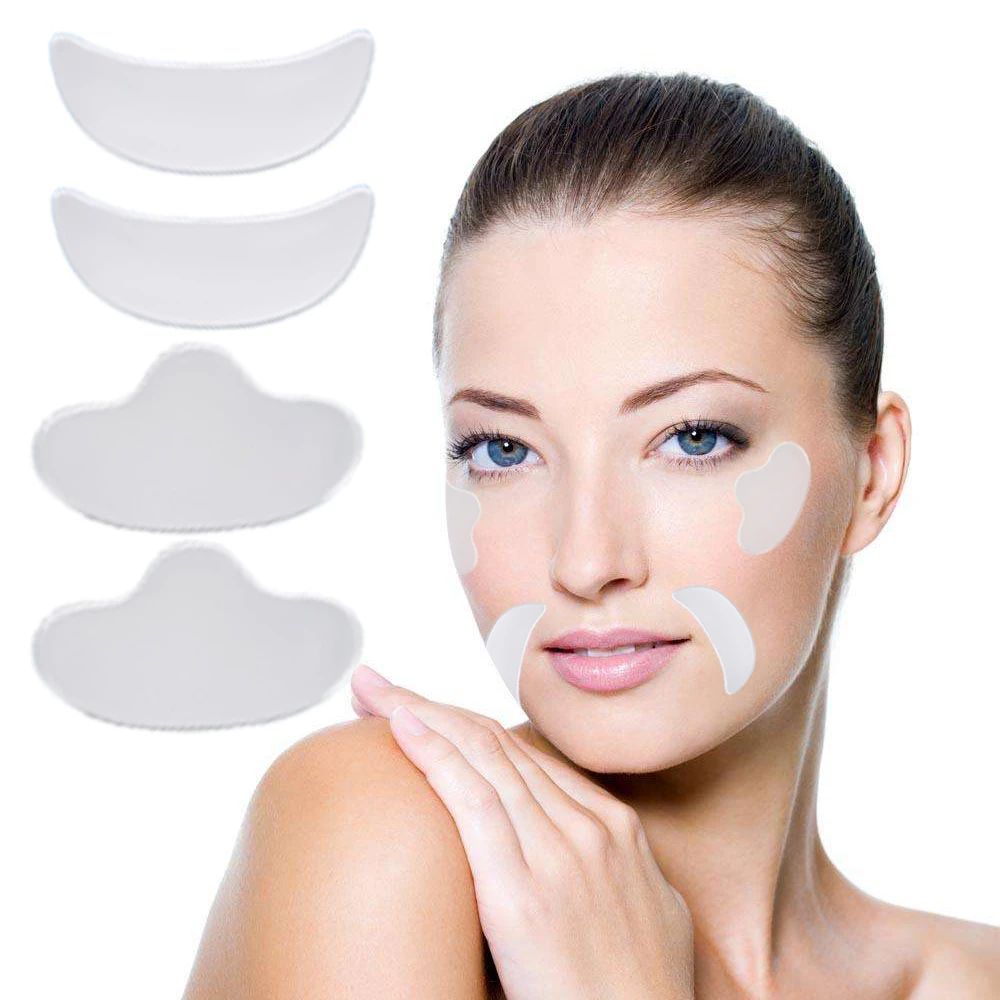 4Pcs Anti Wrinkle Eye Face Pad Reusable Medical Grade Silicone Invisible Chest Pad Anti-aging Eliminate And Prevent Face Wrinkle
4Pcs Anti Wrinkle Eye Face Pad Reusable Medical Grade Silicone Invisible Chest Pad Anti-aging Eliminate And Prevent Face Wrinkle