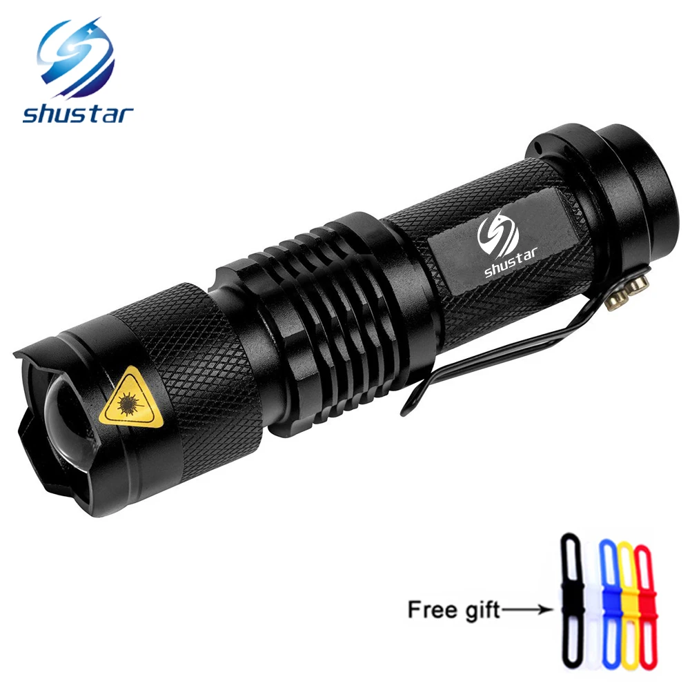 Mini LED Flashlight Waterproof LED Torch Adjustable Focus Flash Light Lamp use 14500 and 18650 battery For adventure, camping
Mini LED Flashlight Waterproof LED Torch Adjustable Focus Flash Light Lamp use 14500 and 18650 battery For adventure, camping
