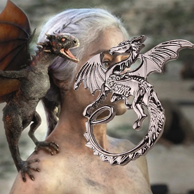 New Game of Thrones 8 Daenerys Targaryen Dragon Mother Cosplay Accessories Metal Necklace Keychain Women Men Jewelry Pendant Toy
New Game of Thrones 8 Daenerys Targaryen Dragon Mother Cosplay Accessories Metal Necklace Keychain Women Men Jewelry Pendant Toy