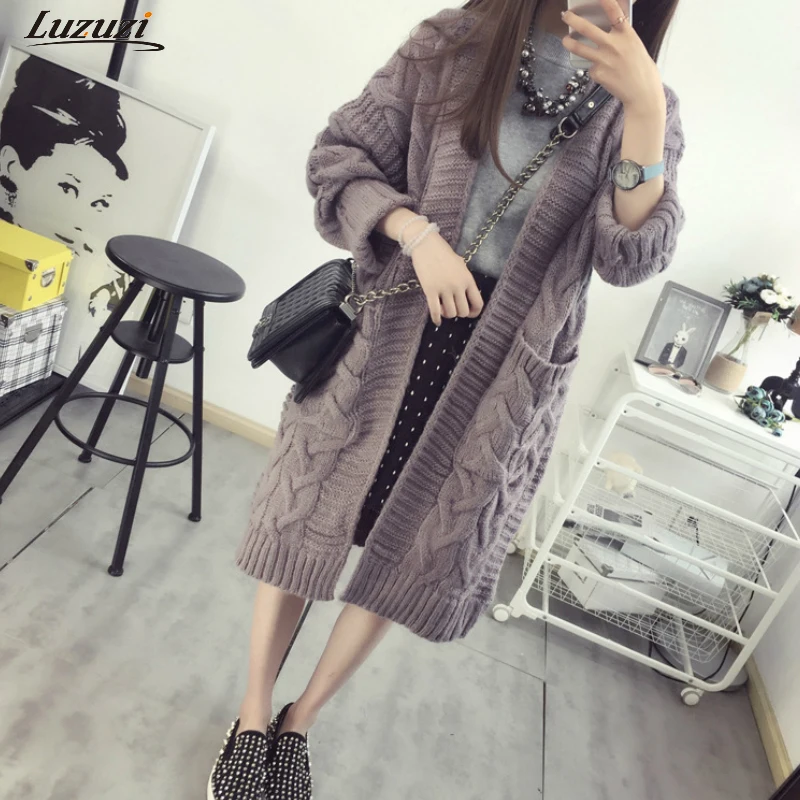 Luzuzi Spring and Autumn Long Sleeve Large Sizes Fashion Sweater Pocket Knit Jacket Top Cardigan CR3575
Luzuzi Spring and Autumn Long Sleeve Large Sizes Fashion Sweater Pocket Knit Jacket Top Cardigan CR3575