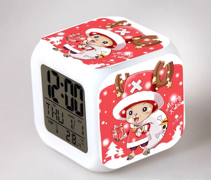 One Piece Anime Action Figure Nami Robin Alarm Clock Luffy Despertador Choppe Design Led Digital Clock Collectible Model Toys
One Piece Anime Action Figure Nami Robin Alarm Clock Luffy Despertador Choppe Design Led Digital Clock Collectible Model Toys