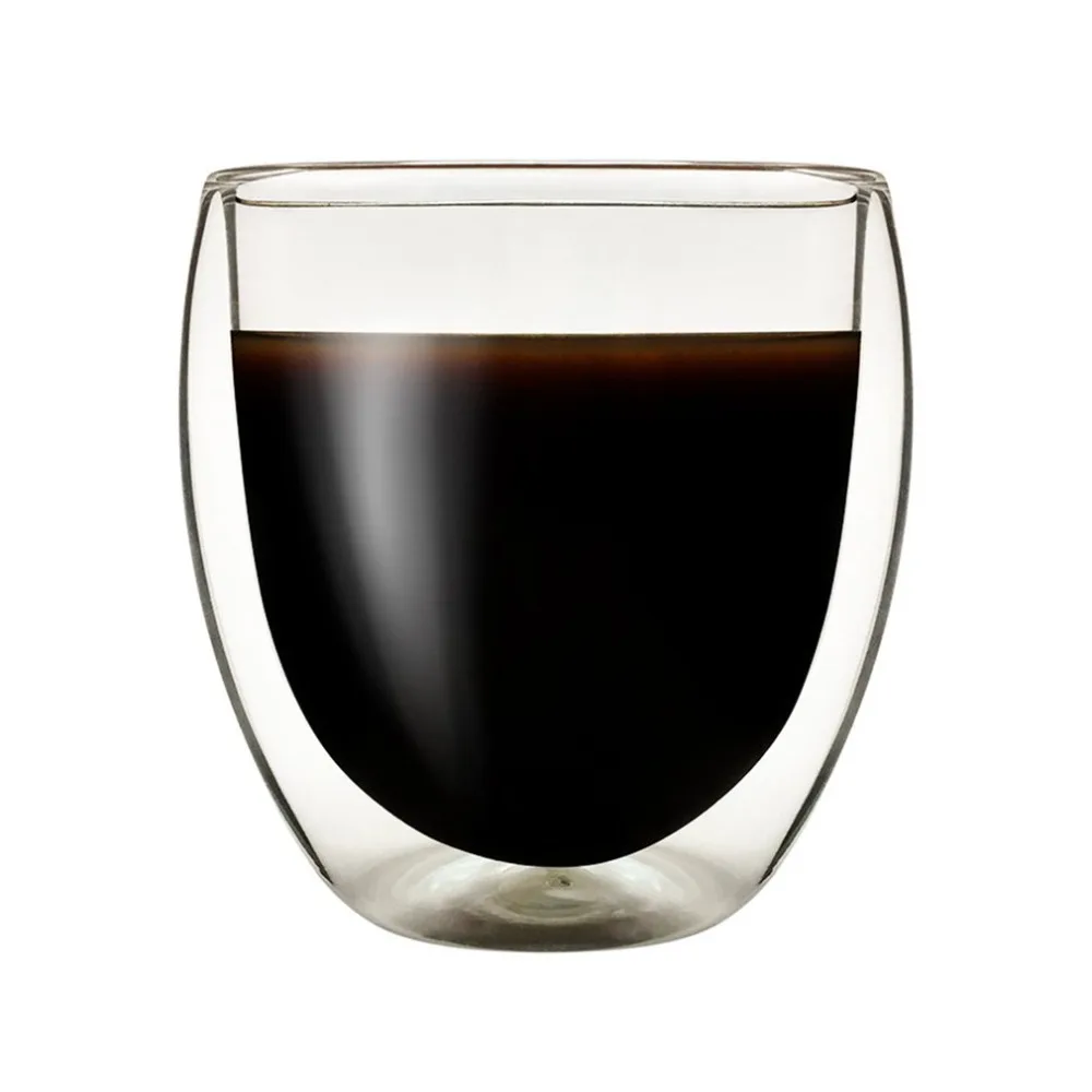 250ML Heat Resistant Double Wall Glass Cup Tea Drink Cup Handmade Insulated Clear Glass Transparent Egg Shape Water Glass
250ML Heat Resistant Double Wall Glass Cup Tea Drink Cup Handmade Insulated Clear Glass Transparent Egg Shape Water Glass
