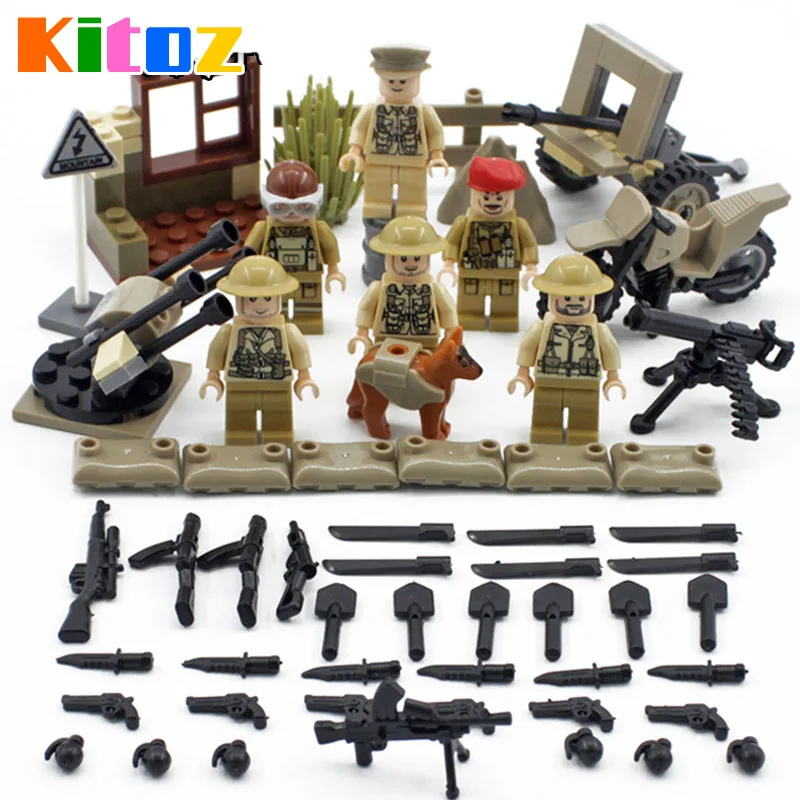 Kitoz WW2 World War II Battle of Imphal UK British Army Soldiers Military Building Block Toy Figure Compatible with lego
Kitoz WW2 World War II Battle of Imphal UK British Army Soldiers Military Building Block Toy Figure Compatible with lego