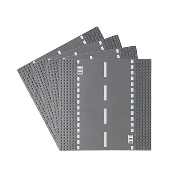 4Pcs Straight/ Curve/ T-Junction/Crossroad Road Base Plate Building Kit 10" x 10" Baseplate for Bricks Toys For Children
4Pcs Straight/ Curve/ T-Junction/Crossroad Road Base Plate Building Kit 10" x 10" Baseplate for Bricks Toys For Children
